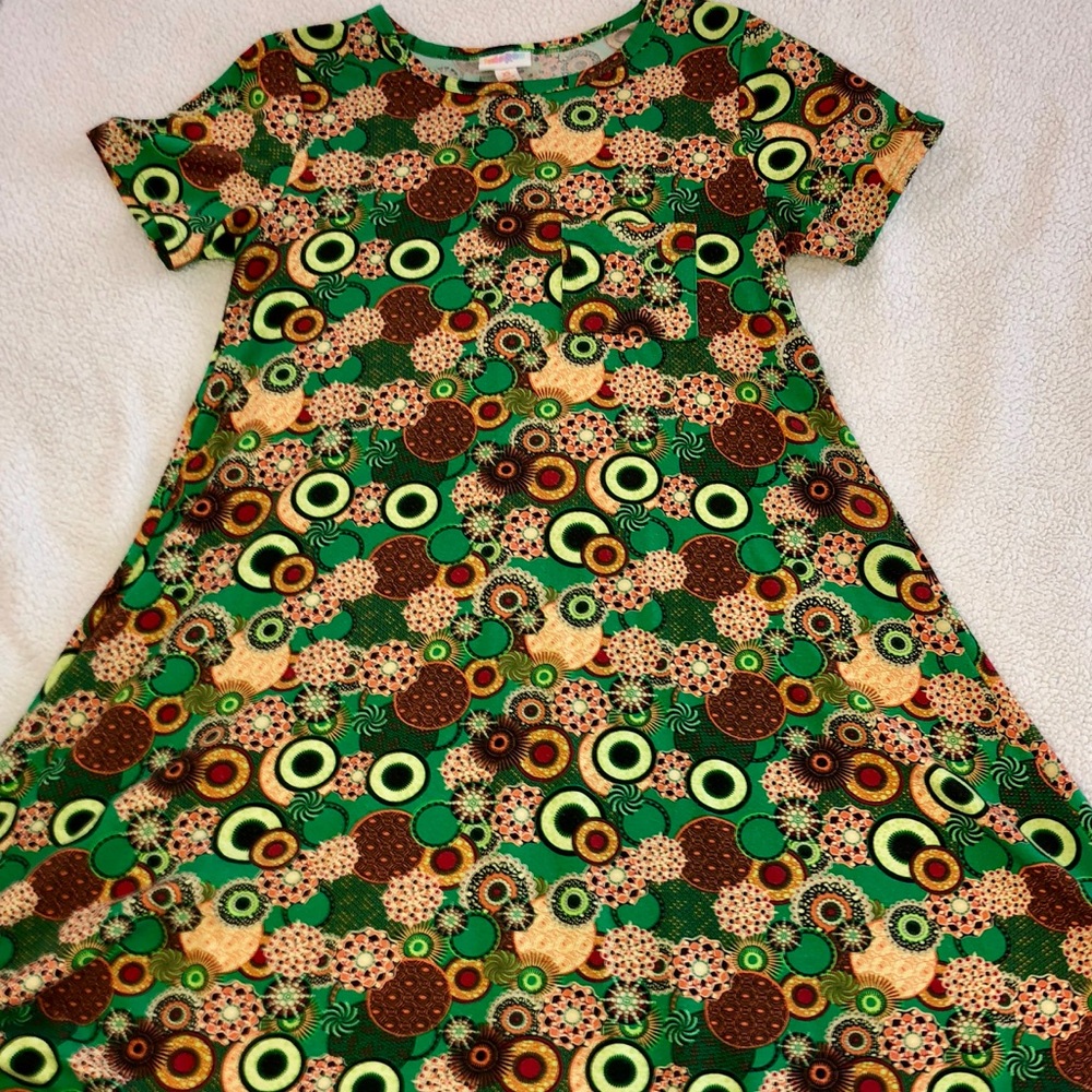 LuLaRoe Carly T-Shirt Dress XS fits like M